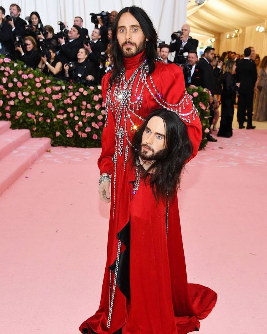 O ator Jared Leto no MET Gala 2019
