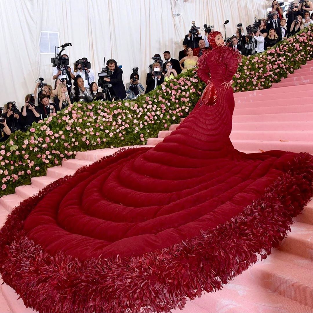 Cardi B no MET Gala 2019 / Foto: Reprodução Instagram