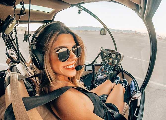 Luana Torres, a piloto de helicóptero sexy que se tornou um sucesso no Instagram