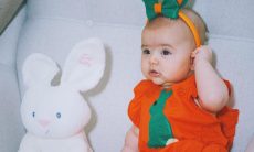 Sabrina Sato posta foto de Zoe vestida de coelho / Reprodução Instagram