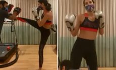 Bruna Marquezine aparece em treino de luta: "Malemolência"