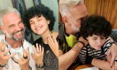 Mateus Carrieri posa com a filha e exibe unhas pintadas: "que comece o mimimi"