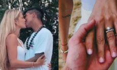 Gabriel Medina revela imagens do casamento com Yasmin Brunet no Havaí