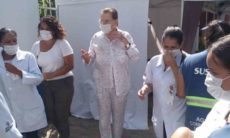 Silvio Santos toma vacina contra a Covid-19: "grito de liberdade"