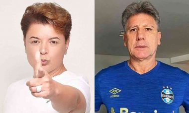 David Brazil posta clique de 25 anos atrás sendo depilado por Renato Gaúcho