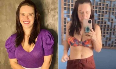 Mari Bridi exibe short largo após perder peso: 'antes não entrava em mim'