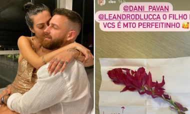 Cleo recebe presente de filho do namorado: "Muito perfeitinho"