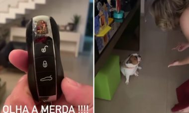 Naiara Azevedo dá bronca em pet que destruiu chave de carro de R$ 700 mil