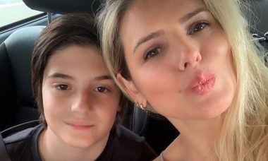 Mari Alexandre posta vídeo da primeira comunhão de Záion, filho dela com Fábio Jr. Foto: reprodução Instagram