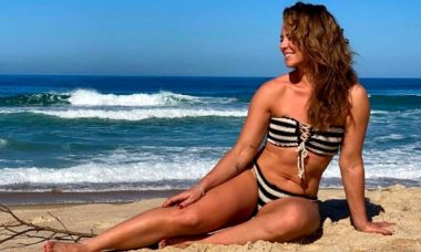 Paolla Oliveira posta novos cliques curtindo praia: 'pra lavar a alma'