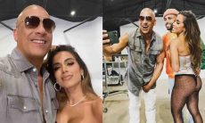 Anitta posa com Vin Diesel e confirma que terá hit em 'Velozes e Furiosos'