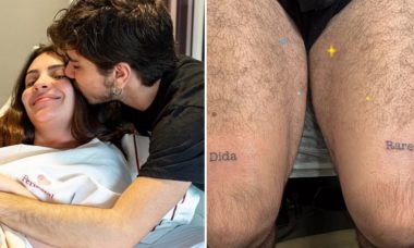 João Fernandes homenageia Mabel Calzolari com tatuagens