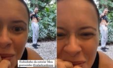 Mari Bridi mostra Rafael Cardoso exibindo 'tanquinho': 'meu gostosinho'