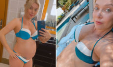Luiza Possi exibe barriga de gravidez em dia de sol: "Passa tão rápido"