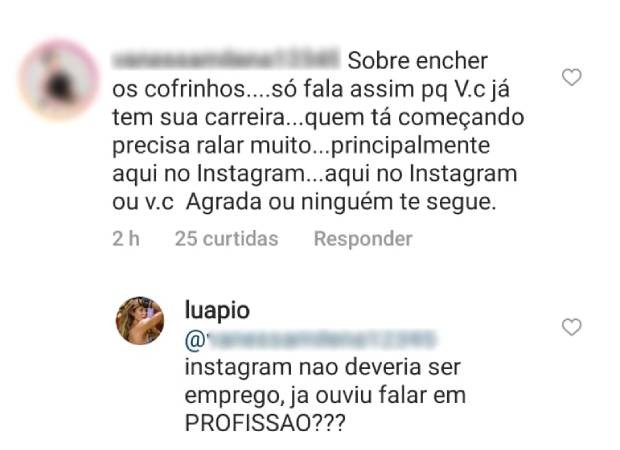Luana Piovani faz crítica a influencers: 'estúpidos transformados em ídolos' (Foto: Reprodução/Instagram)
