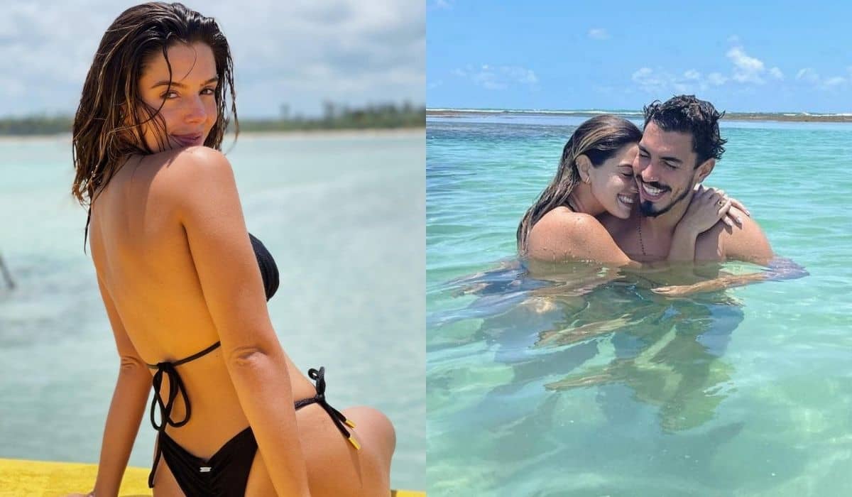 Giovanna Lancelotti e namorado curtem praia durante viagem ao Alagoas (Foto: Reprodução/Instagram)