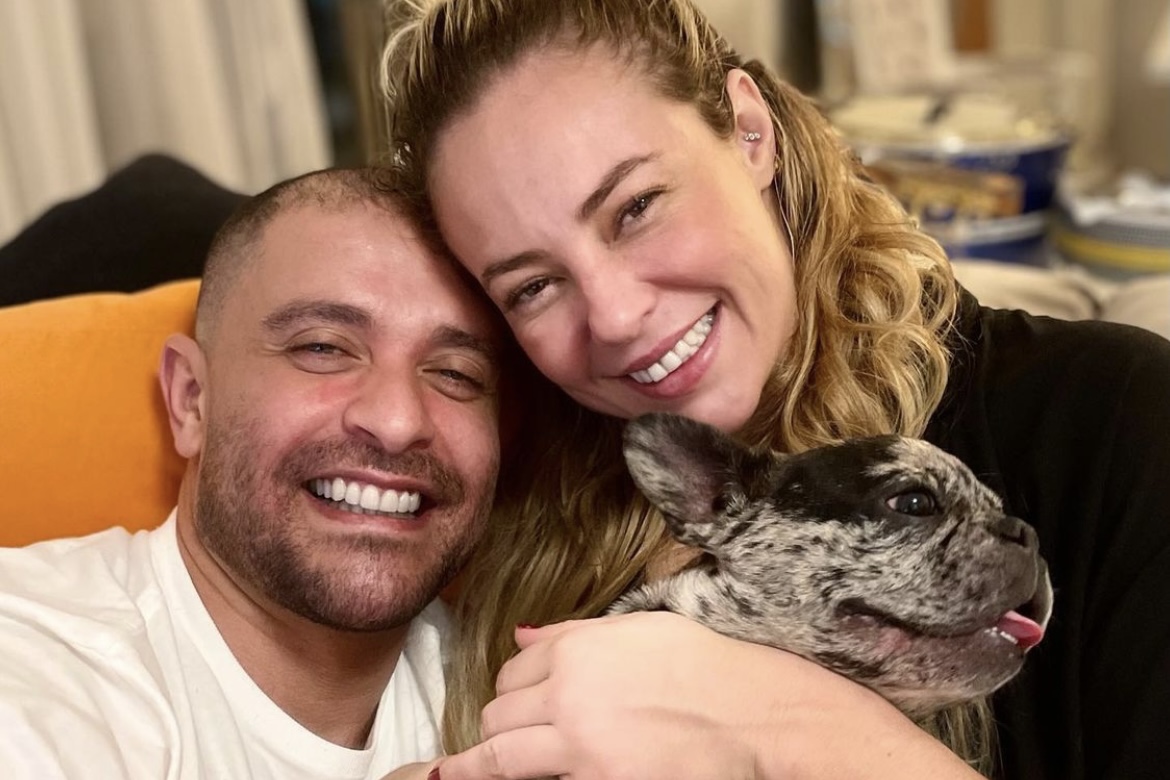 Paolla Oliveira e Diogo Nogueira anunciam adoção de cachorro: "Novo morador"