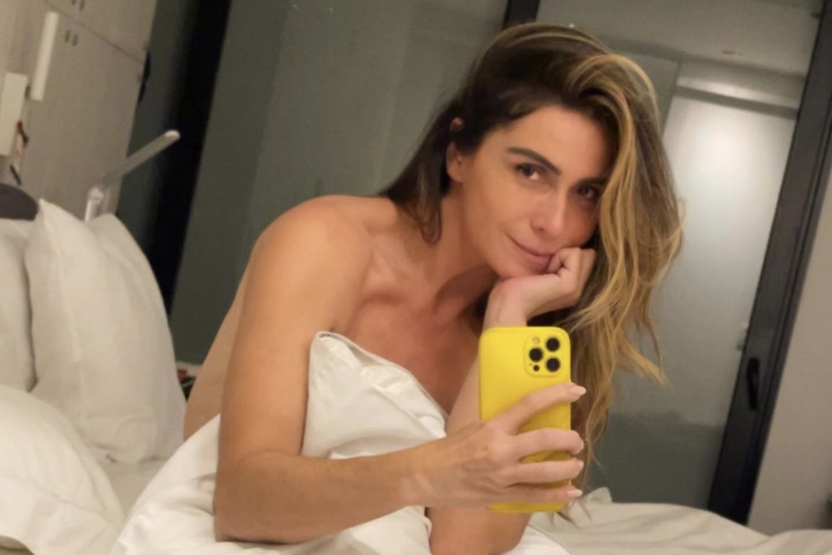 Giovanna Antonelli posta foto nua na cama: "Preguiça"