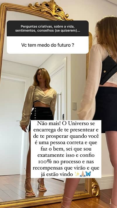 Duda Reis desabafa sobre ter tido anorexia: 'fase que demorou passar' (Foto: Reprodução/Instagram)