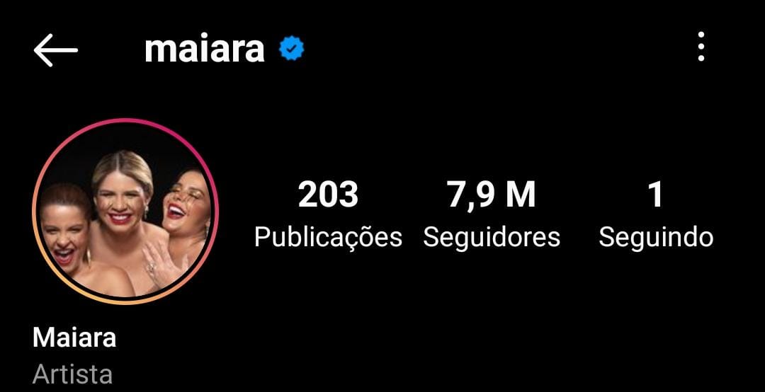 Maiara passa a seguir somente Marília Mendonça no Instagram (Foto: Reprodução/Instagram)