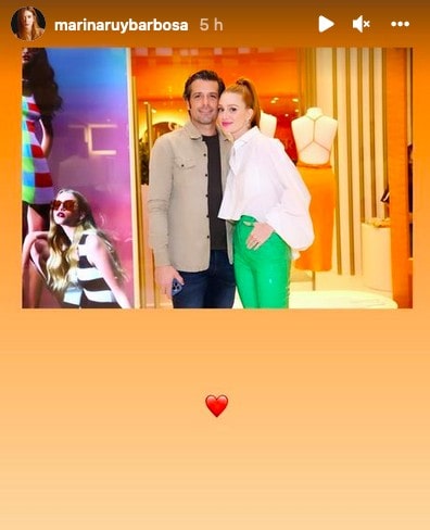 Marina Ruy Barbosa posta clique ao lado do namorado pela primeira vez (Foto: Reprodução/Instagram)