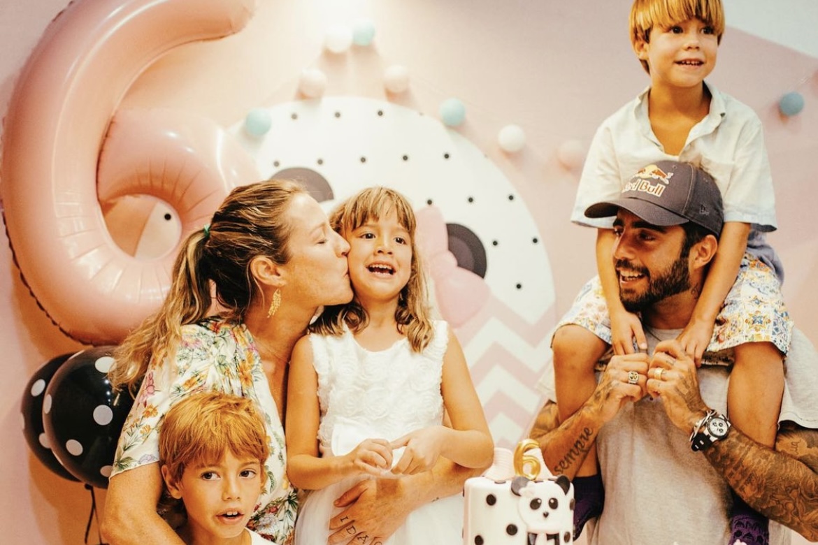 Luana Piovani, Pedro Scooby e os filhos (Foto: Reprodução, Instagram)