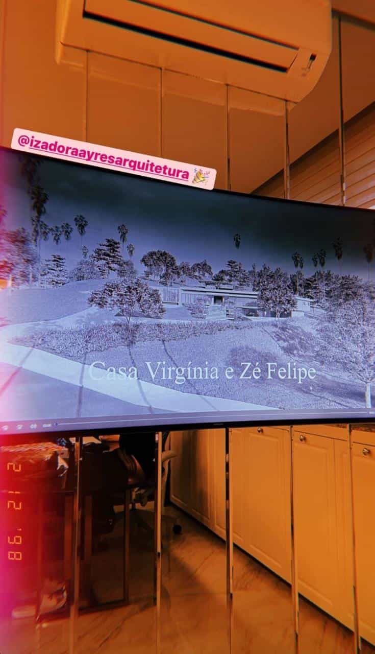 Virgínia exibe detalhes de nova mansão que irá morar com a família (Foto: Reprodução/Instagram)
