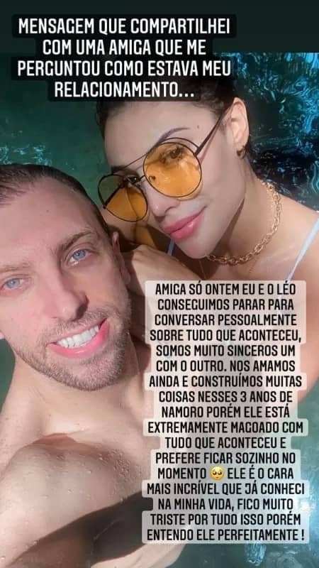 Aline Mineiro revela que conversou com Léo Lins: 'ele está magoado' (Foto: Reprodução/Instagram)
