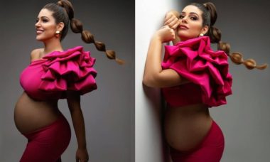 Vivian Amorim exibe barriga de gravidez em novo ensaio: 'buchinho'