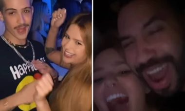 Viih Tube dança com João Guilherme e Gil em festa: 'não sei quem é pior'