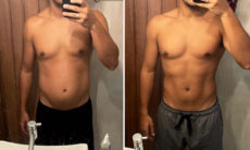 Igor Fernandez mostra antes e depois de perder 9 kg
