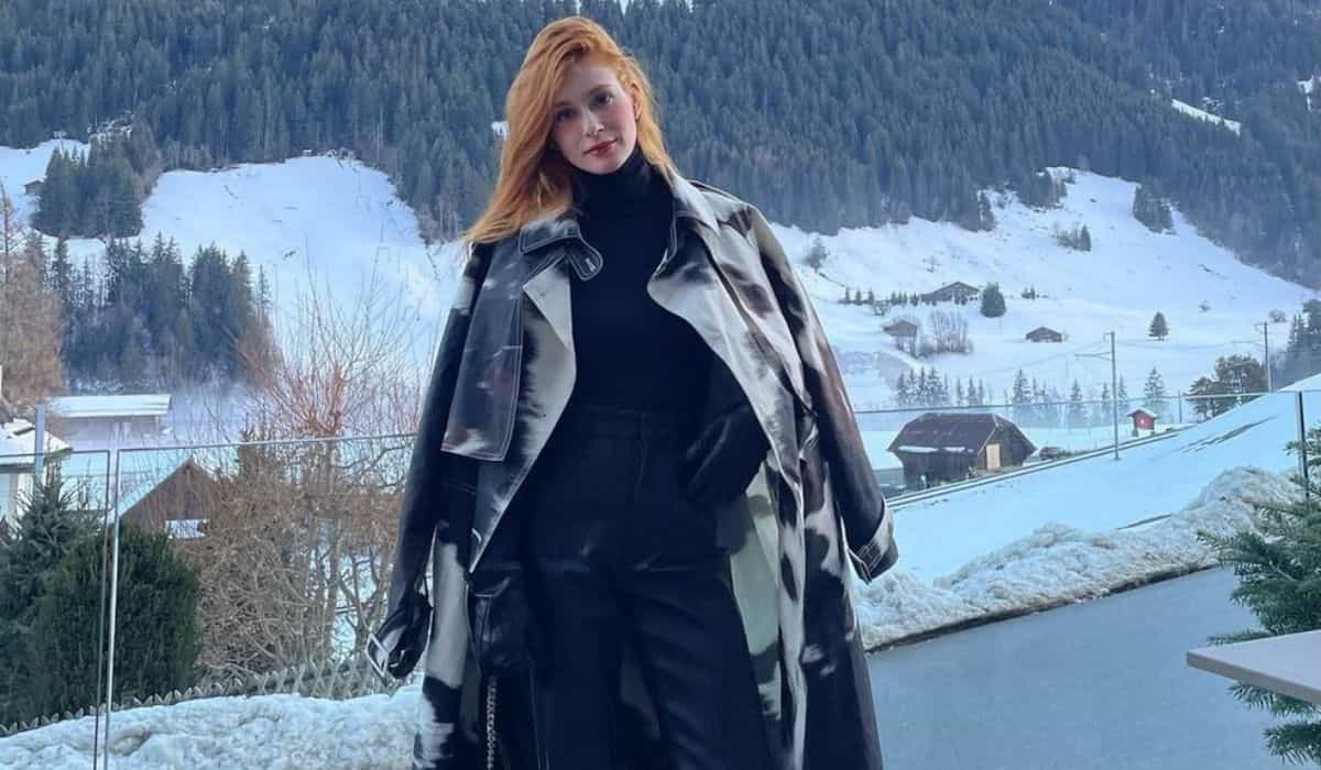 Marina Ruy Barbosa posa com look estiloso em viagem pela Suiça