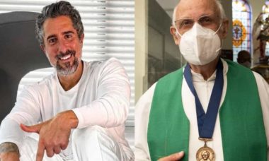 Marcos Mion rebate Padre Lancellotti após crítica por uso de tênis de luxo
