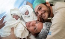 Fabiula Nascimento dá à luz aos gêmeos com Emilio Dantas