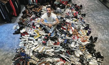 Felipe Titto mostra coleção de tênis e rebate críticas: "Tenho direito de fazer o que quiser com meu dinheiro"