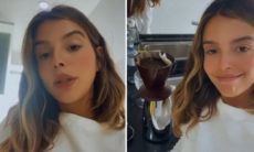 Giovanna Lancellotti encontra larvas na geladeira após passar um mês fora: "Quase vomitei"
