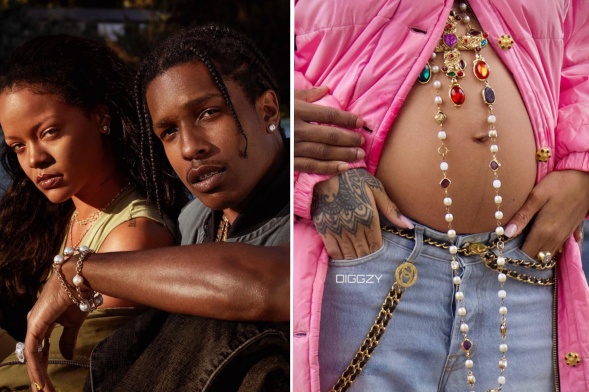 Rihanna está grávida do primeiro filho com A$AP Rocky