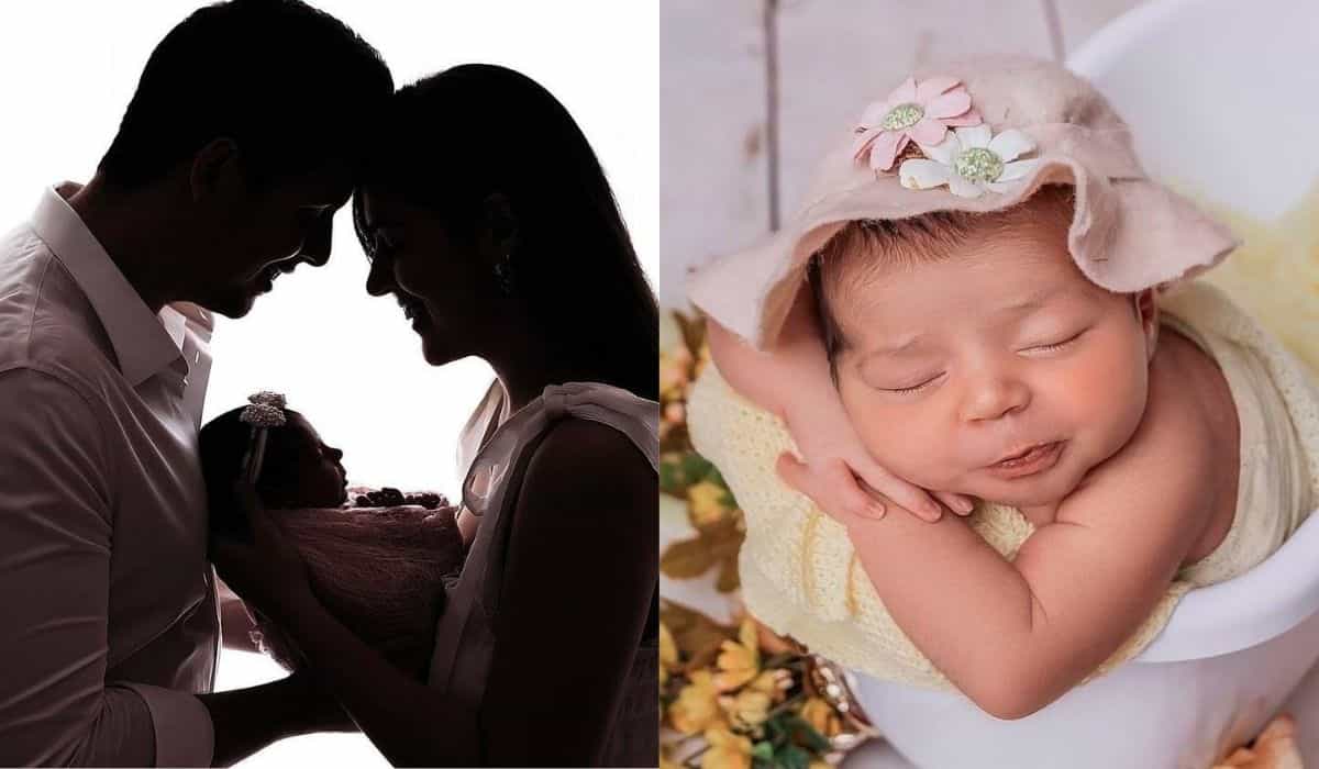 Vivian Amorim exibe ensaio com a filha recém-nascida: 'apaixonantes'