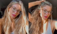 Grazi Massafera encanta fãs ao posar para selfies de cabelo solto