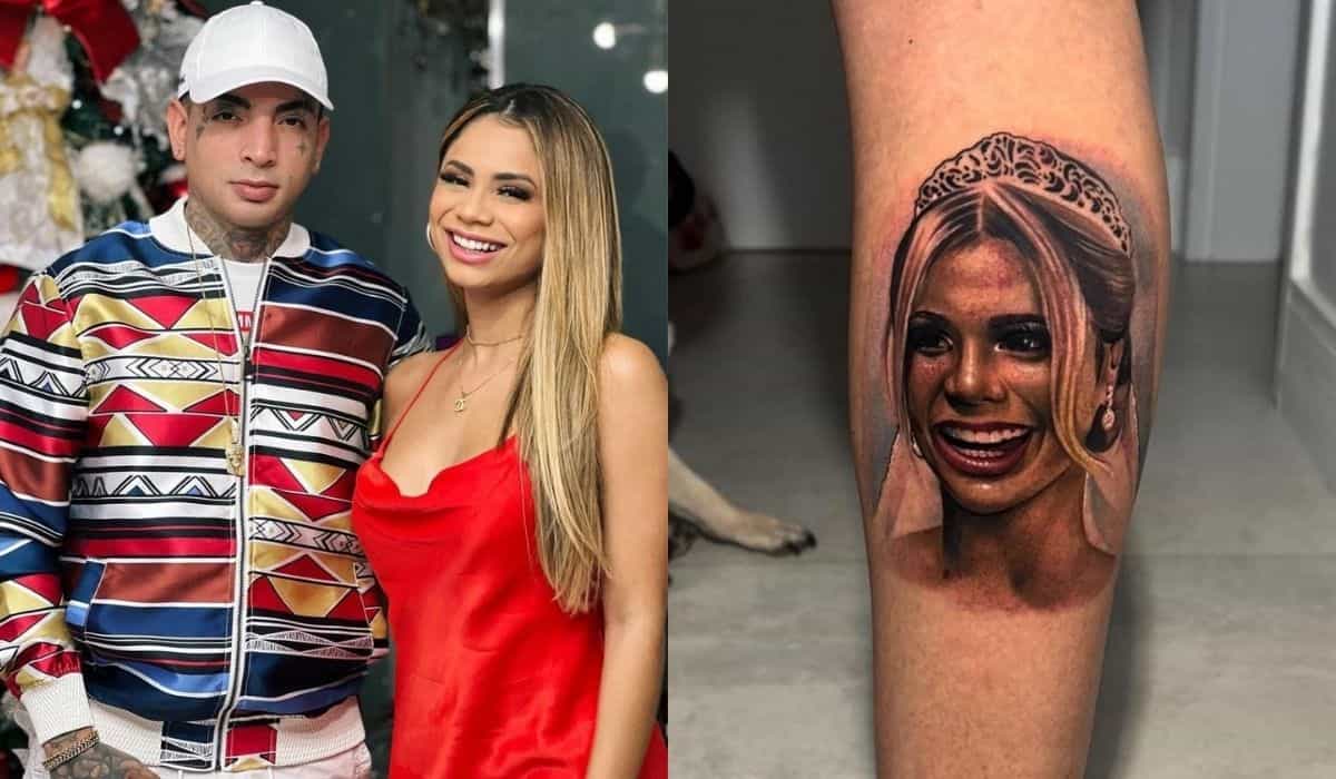 Mc Guimê faz homenagem e tatua o rosto de Lexa: 'símbolo de amor'