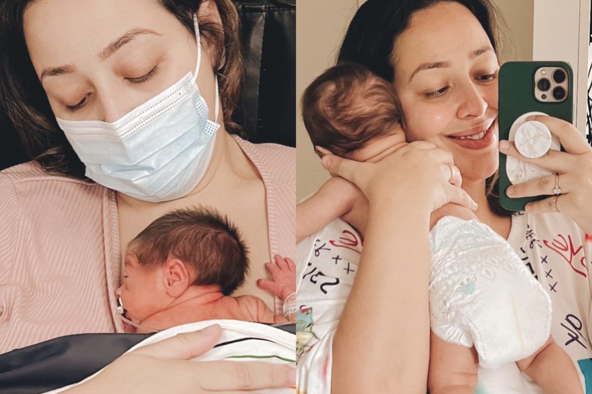 Camila Monteiro celebra evolução dos gêmeos após parto prematuro