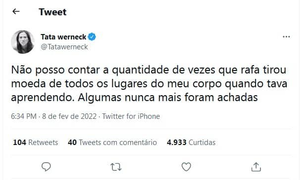 Tata Werneck brinca sobre preparação de Rafa Vitti para nova novela (Foto: Reprodução/Instagram/Globo)