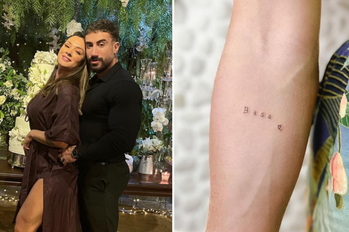 Juju Salimeni faz tatuagens em homenagem ao namorado, Diogo Basaglia