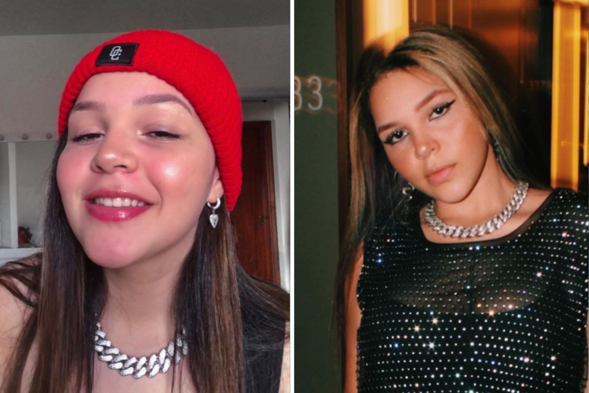 Filha de Simony mostra antes e depois de rinoplastia