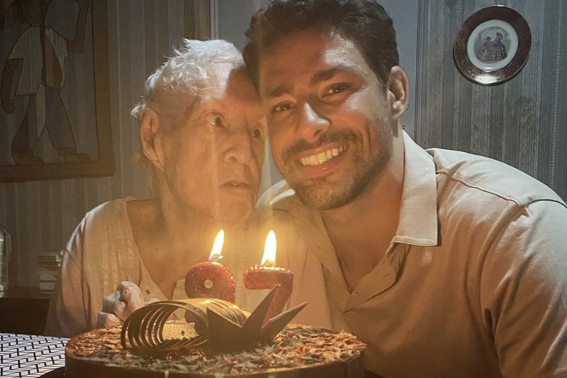Cauã Reymond celebra aniversário de 97 anos da avó: "Muito devo a ela"