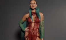 Paolla Oliveira exibe look de crochê para ensaio de Carnaval: "Maravilhosa"