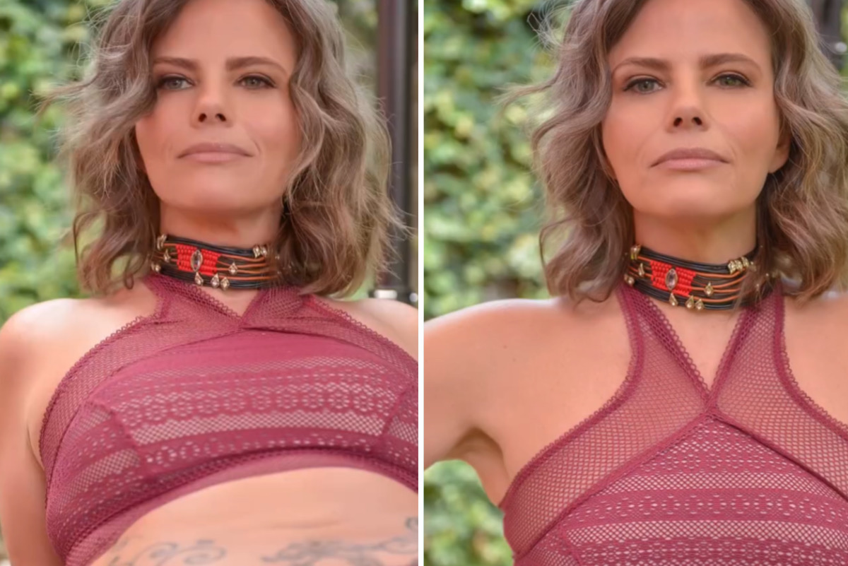 Maria Cândida exibe curvas naturais em ensaio de lingerie: "Se ame"