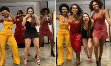 'Comadres'! Naiara Azevedo surge dançando hit com as amigas do BBB