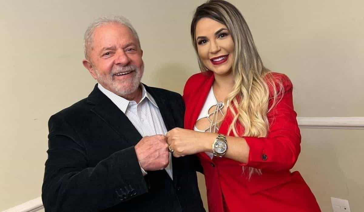 Deolane Bezerra se encontra com Lula: 'a luta não pode parar'
