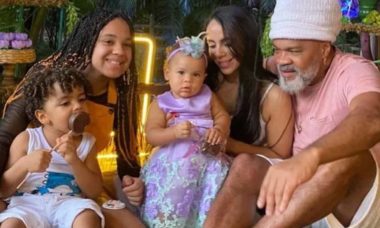 Carlinhos Brown homenageia aniversário da filha: 'minha princesa'